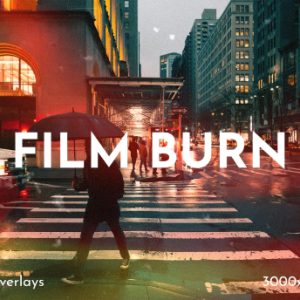 10 Film Burn Overlay Texture