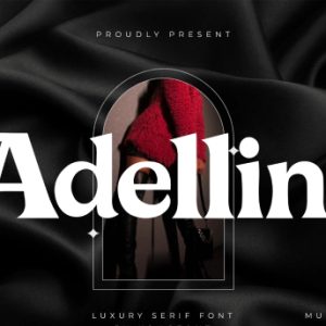 Adelline – A Luxury Serif Font