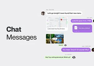 Animated Messaging UI Template