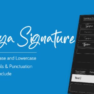 Animated Typeface Bilya Signature
