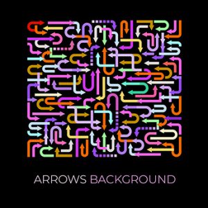 Arrows Abstract Vector Background