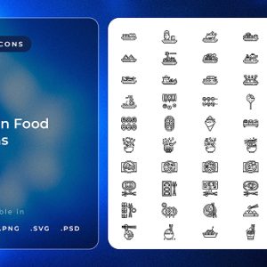 Asian Food Icons