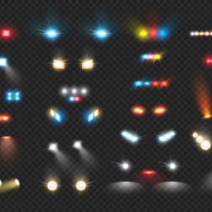 Cars Flares Light Effect