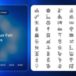 Circus Fair Icons