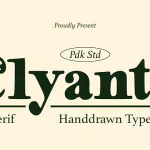 Clyante - Vintage Serif Logo Handdrawn