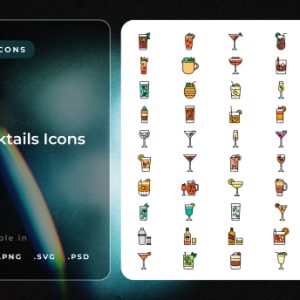 Cocktails Icons