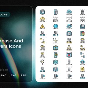 Database And Servers Icons