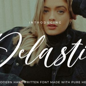 Delastin Modern Handwritten Font