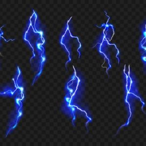 Electrical discharges, lightning and sparkles