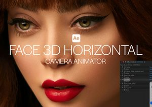 Face 3D Horizontal Camera Animator