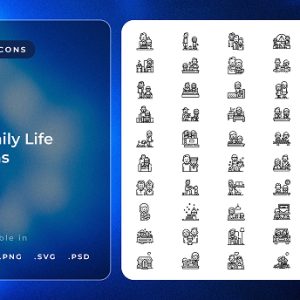 Family Life Icons