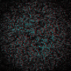 Futuristic Minimal Blue Red 3d Effected Squares
