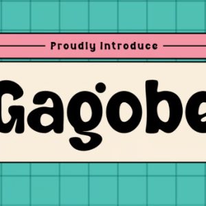 Gagobe - Retro & Groovy Font