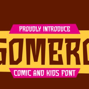 Gomero - Comic Font