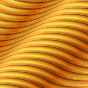 Luxury Golden Liquid Glossy Waves