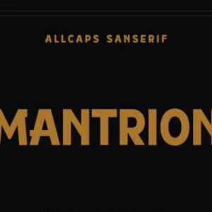 Mantrion Display Sans-Serif Font