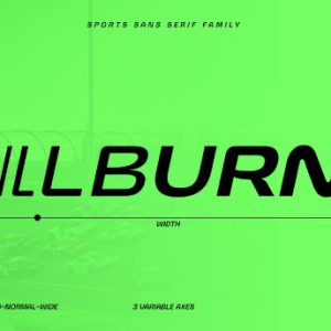 Millburn - Sport Racing Font