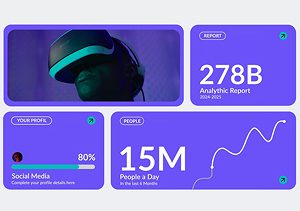 Multiscreen Infographics Bento Slideshow
