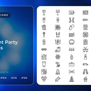 Night Party Icons