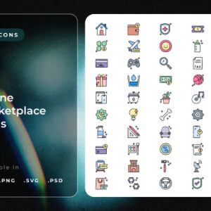 Online Marketplace Icons