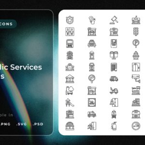 Public Services Icons