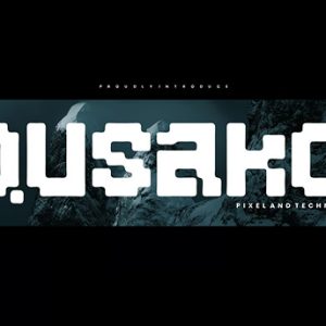Qusako Pixel Font