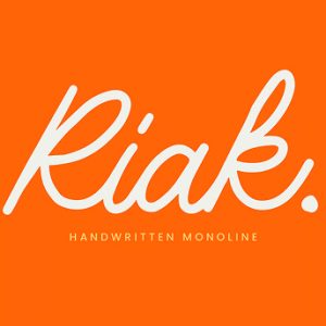 Riak Handwritten Monoline Font