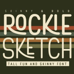 Rockie Sketch Font