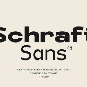 Schraft Sans Font