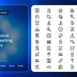 Seo And Marketing Icons