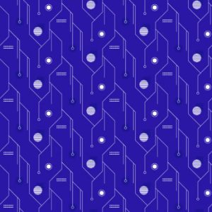 Technology Electronic Line Seamless Pattern