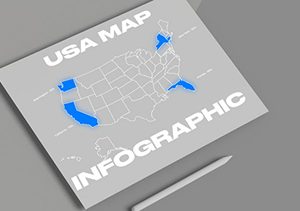 USA Map Infographics