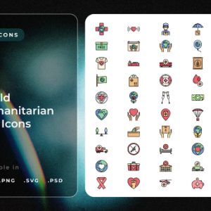 World Humanitarian Day Icons