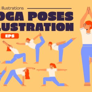 Yoga Pose Illustrations
